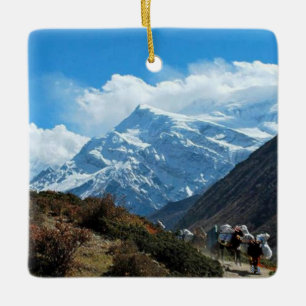 Himalaya Mount Everest India Nepal - reiszomer Keramisch Ornament