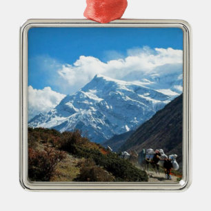 Himalaya Mount Everest India Nepal - reiszomer Metalen Ornament