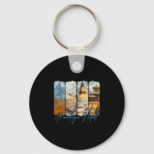 Himalaya Nepal Reizen Trip Penseelstreek Souvenir Sleutelhanger