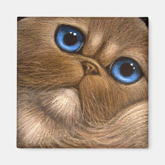 HIMALAYA PERZISCHE KAT Magneet (Voorkant)