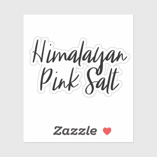 Himalaya Roze Zout Opslag Sticker (Vel)