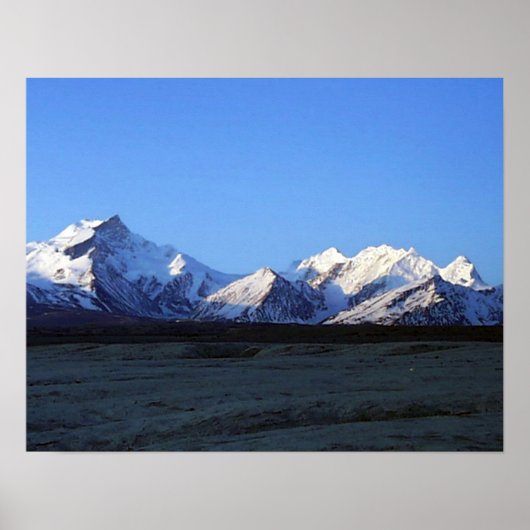 Himalaya uit het Tibetaanse Plateau Poster (Voorkant)