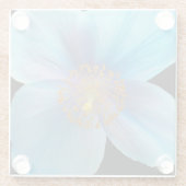 Himalayan Blue Poppy Floral Glazen Onderzetter (Achterkant)