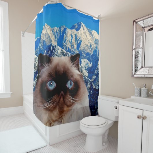 Himalayan Cat Douchegordijn (In situ)