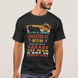 Himalayan Cat Ma Retro  Funny Kitty Cats L. T-shirt