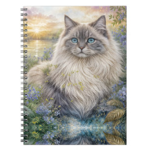 Himalayan Kat in Tuin Zippo Aansteker Notitieboek