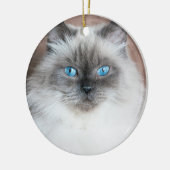 Himalayan Portrait Keramisch Ornament (Links)