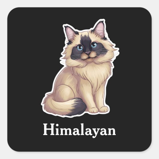 Himalayan Vierkante Sticker (Voorkant)