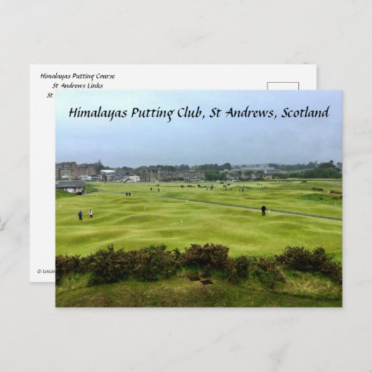 Himalayas Putting Course, St Andrews Golf Club Briefkaart (Voorkant / Achterkant)