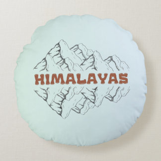Himalayas Rond Kussen