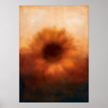 Himawari Zonnebloem Abstract Kleurveld Kunst