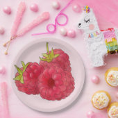 Himbeeren Papieren Bordje (Feest)