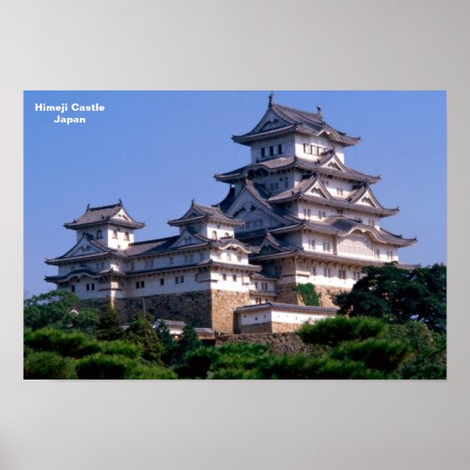 Himeji Castle Japan Poster (Voorkant)