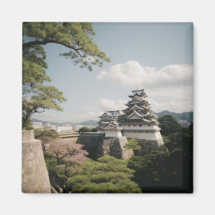 Himeji Castle Majestic Fort Japanse geschiedenis Magneet