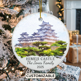 Himeji Castle Ornament, Japan Keramisch Ornament