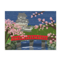 Himeji Castle River Briefkaart