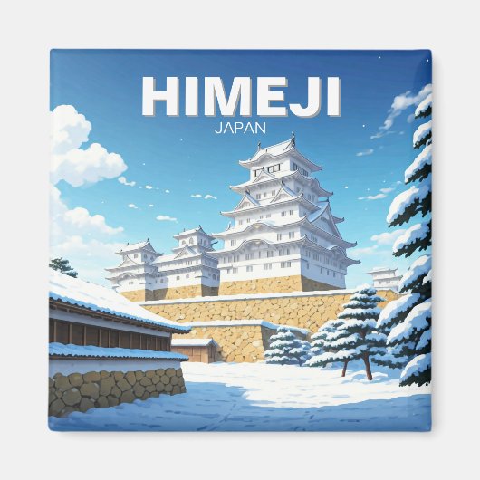 Himeji Castle Winter Magneet (Voorkant)