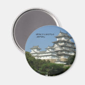 Himeji château Japon aimant (Recto/Verso)