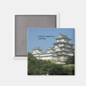 Himeji château Japon aimant (Recto/Verso)