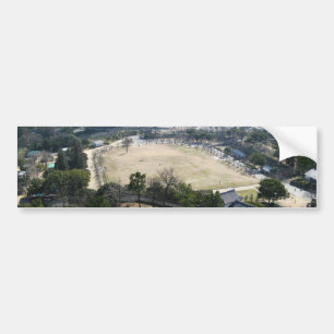 Himeji, Japan (Uitzicht van atop castle) Bumpersticker