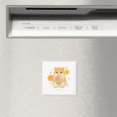 HIMEKARI Floral Hamster Magnet –Clear (In Situ (Lave-vaisselle))