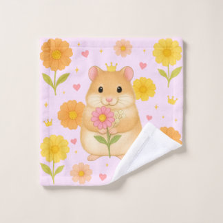 HIMEKARI Stars Wash Towel – Pink Washandje