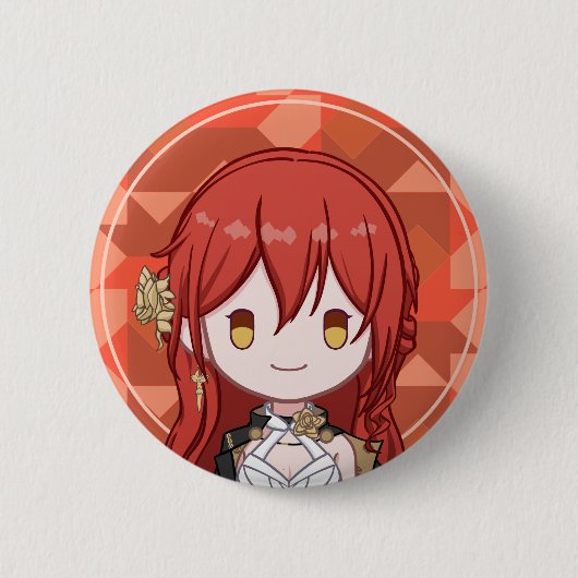 Himeko Ronde Button 5,7 Cm (Voorkant)