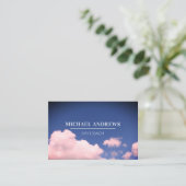 Himmel Foto Visitenkarte Carte de visite (Debout devant)