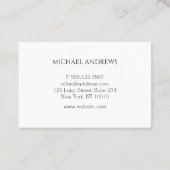 Himmel Foto Visitenkarte Visitekaartje (Achterkant)