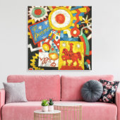 Himmel van Marsden Hartley,  expressionisme Canvas Afdruk (Insitu (Woonkamer))