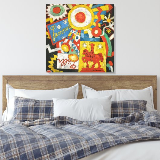 Himmel van Marsden Hartley,  expressionisme Canvas Afdruk (Insitu (Slaapkamer))