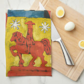 Himmel van Marsden Hartley,  expressionisme Theedoek (Quarter Fold)