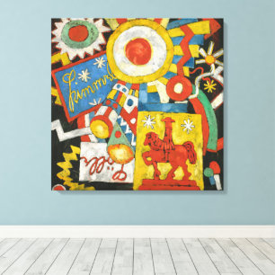 Himmel van Marsden Hartley, Vintage Expressionisme Canvas Afdruk