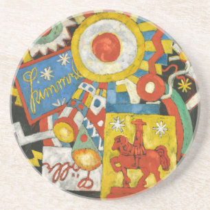 Himmel van Marsden Hartley, Vintage Expressionisme Zandsteen Onderzetter