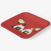 Hina Matsuri Onigiri Papieren Bordje (Gebogen)