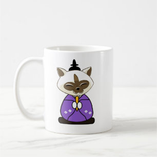 Hinamatsuri Siamese katten Hina Ningyo Koffiemok