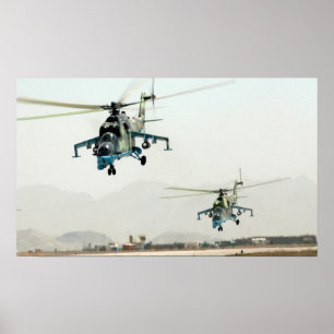 Hind Mi-24's Poster