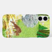 Hinde en jong Case-Mate iPhone case (Achterkant (horizontaal))