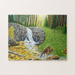 Hinde en Ree 252 stukjes puzzel