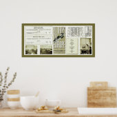 Hindenburg Brochure  foto's Poster (Keuken)