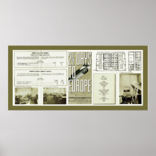 Hindenburg Brochure  foto's Poster