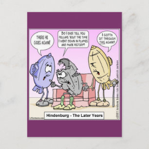 Hindenburg De Latere Jaren Rick London Grappig Briefkaart