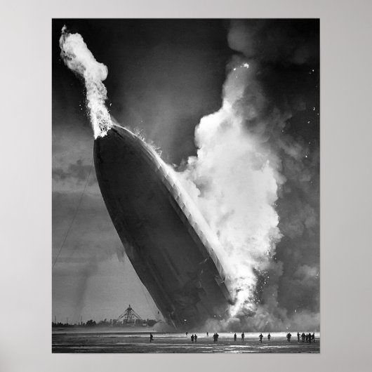 Hindenburg Disaster poster 16 x 20 inch. (Voorkant)