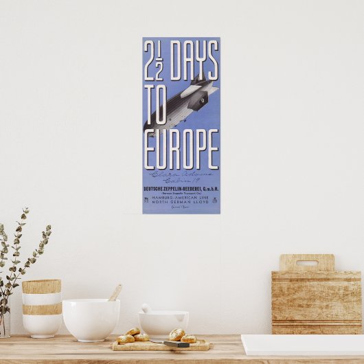 Hindenburg - Poster Zepplin (Cuisine)