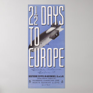 Hindenburg - Poster Zepplin