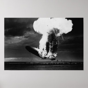 Hindenburg-ramp - Zeppelin Explosion Photo Poster