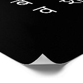 Hindi Alphabet अ–क्ष Devanagari Script Poster (Hoek)