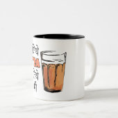 Hindi Citations amusantes de café Mug (Devant droit)