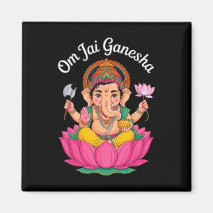 Hindoe Ganesha Puja Olifant God India Meditatie Y Magneet