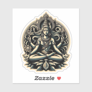 Hindoe Godin Shiva Sticker